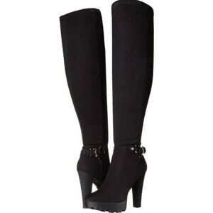 NWOB GUESS Cilantro 2 Over The Knee Platform Boot Size 6M